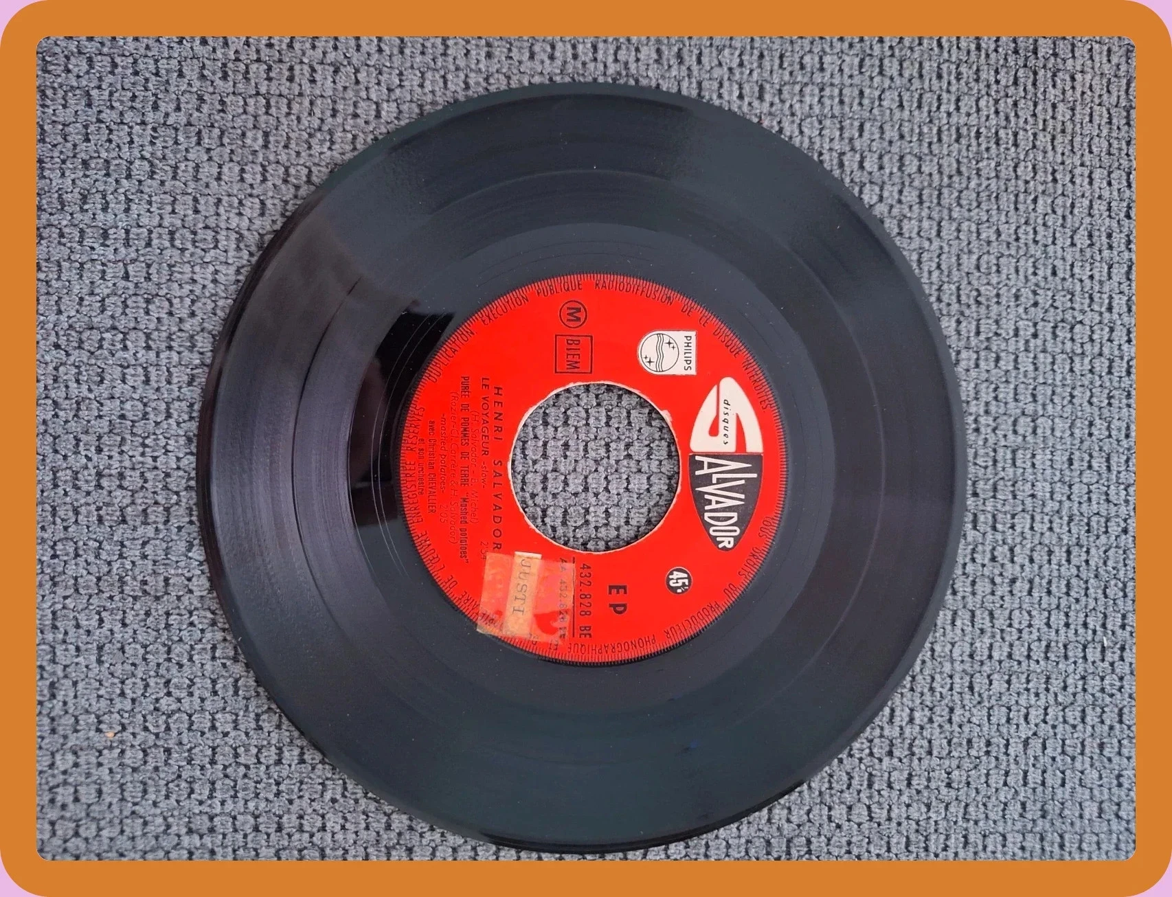 Vinyl 45 Tours EP - Henri Salvador - Sherry - Disques Salvador / Philips – photo 4